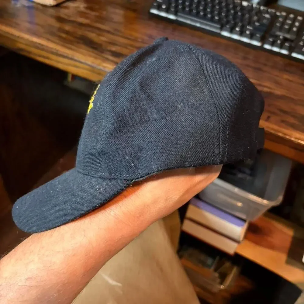 Unbranded Men's Black and Navy Hat